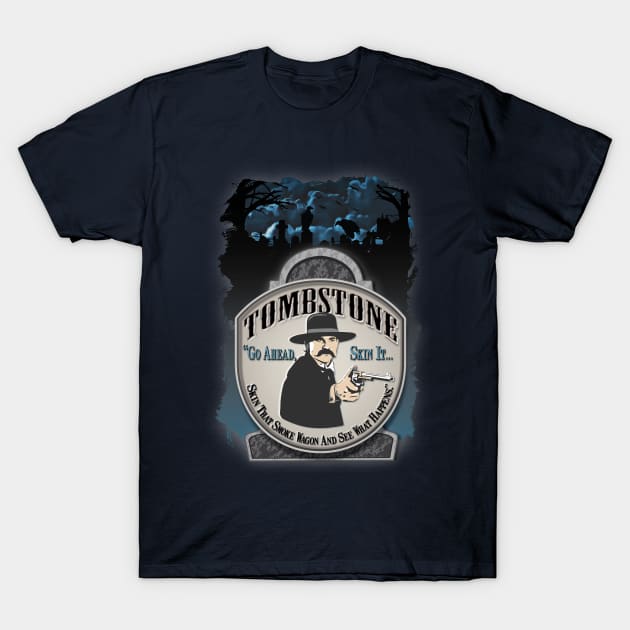 Tombstone T-Shirt by armando1965